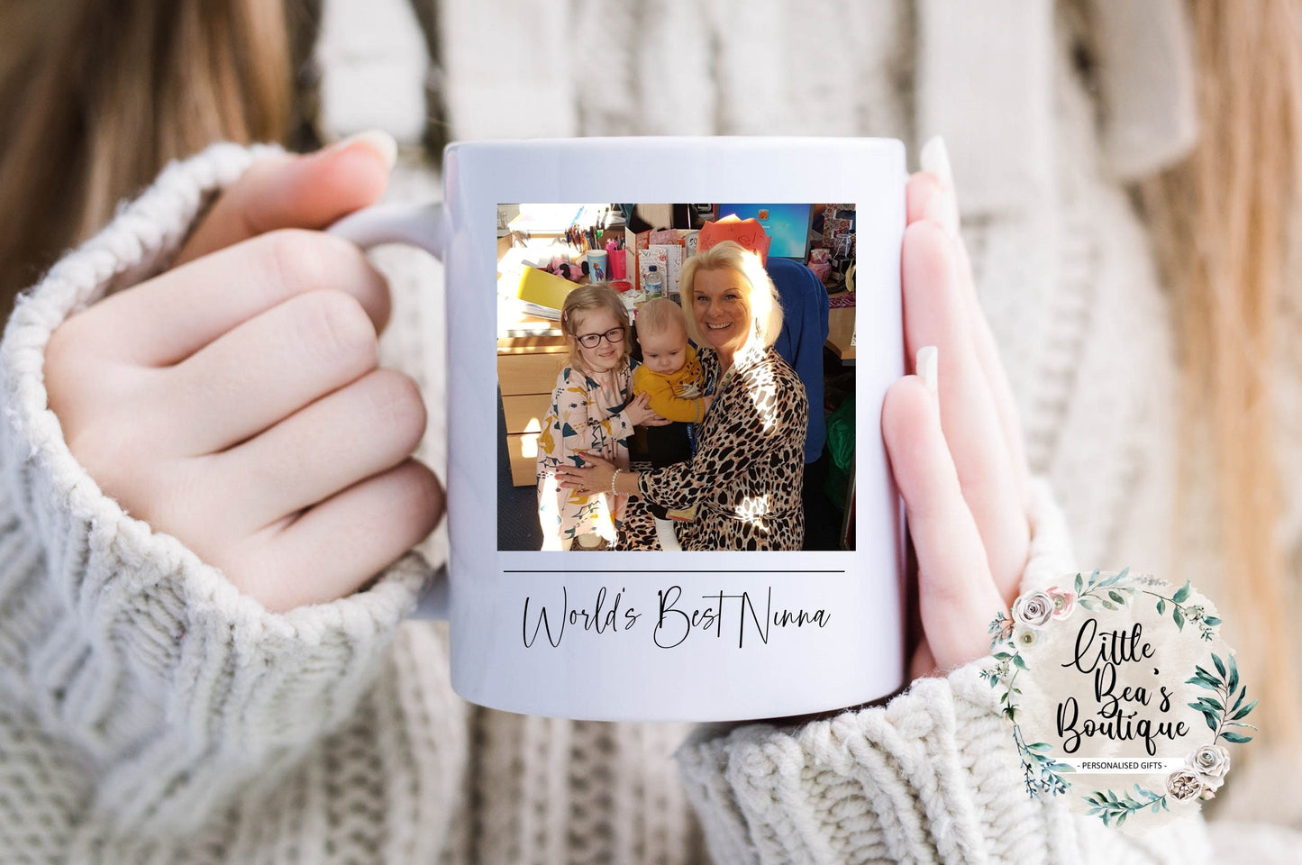 Father's Day Customised Photo and Message Mug, Gift for Daddy, Gift for him from Kids, Gift for Grandad, Gift for Him, Photo Mug Gifts