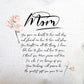 Personalised Mum Poem - Add Any Name | Large Linen Cushion, Gift for Women, Gift for Mum, Personalised Cushion Cover,  Custom Cushion Cover, Mothers Day Gift