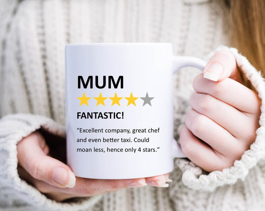 Funny Mum Rating Mug | Mothers Day Gift, Funny Gift for Mum, Gifts for Mummy, Rude Gift Mugs for Mothers Day, Gifts for Mum, Gift from Kids
