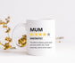 Funny Mum Rating Mug | Mothers Day Gift, Funny Gift for Mum, Gifts for Mummy, Rude Gift Mugs for Mothers Day, Gifts for Mum, Gift from Kids