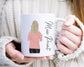 Personalised Teacher Portrait Mug | Gift for Teacher Teaching Assistant Headteacher, Mug for Teacher, Thank You Teacher Mug, Thank You Gift
