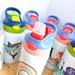 Personalised Kids Water Bottle | School Water Bottle, Personalized Toddler Bottle, Boys Girls Water Bottle for Nursery, Rainbow, Dinosaurs