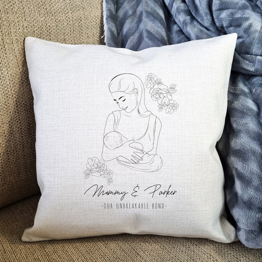 Customised Breastfeeding Award Cushion | Gift For New Mum, Congratulations 1 Year Breast feeding, Gift New Baby Gift for wife, Birthday Gift for Mummy