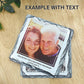 Photo Slate Coaster Set | Personalised Birthday Gift for Mum Mothers Day Present Dad Nan Grandad Customised Picture Placemat Fathers Day Gift