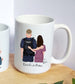 Personalised Portrait Mug | Couple Portrait Mug, Valentines Custom Family Portrait, Firefighter Gift, Paramedic Gift, Police and Nurse Couple